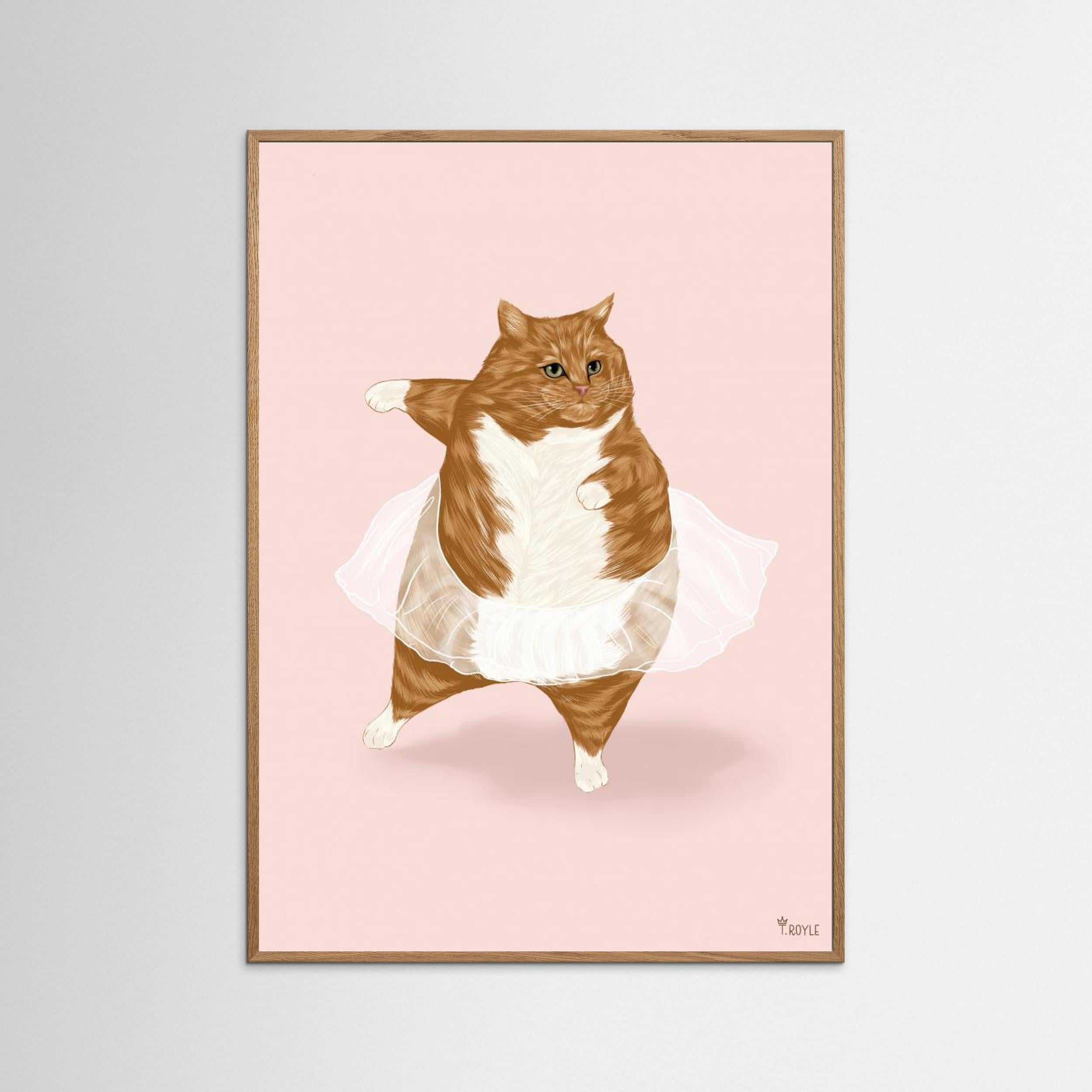 Ballet Cat - 'I can do anything I dream of' by Tara Royle